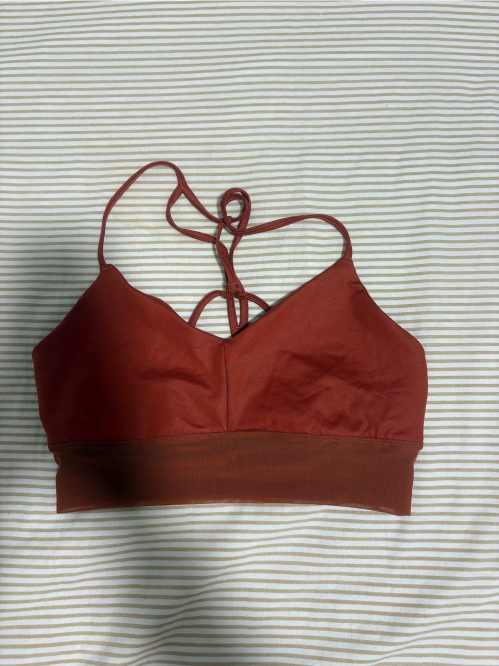 ALO Red Sports Bra - Size M
